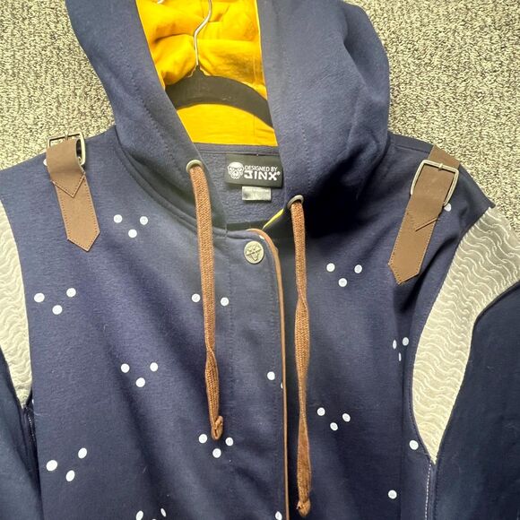 Designed By Jinx Hoodie Mens Large Blue Witcher Grandmaster Sweatshirt Full Zip - Picture 14 of 16